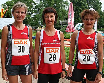 Claudia Falk, Sabine Brucker und Christel Kornmayer